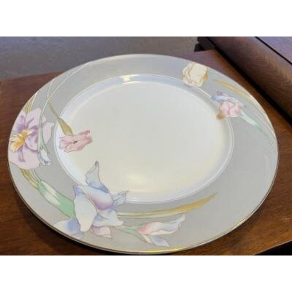 Vintage Mikasa Charisma Gray serving Platter 12"